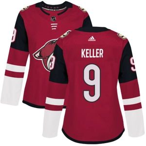 Damen Arizona Coyotes Trikot Clayton Keller 9 Maroon Authentic